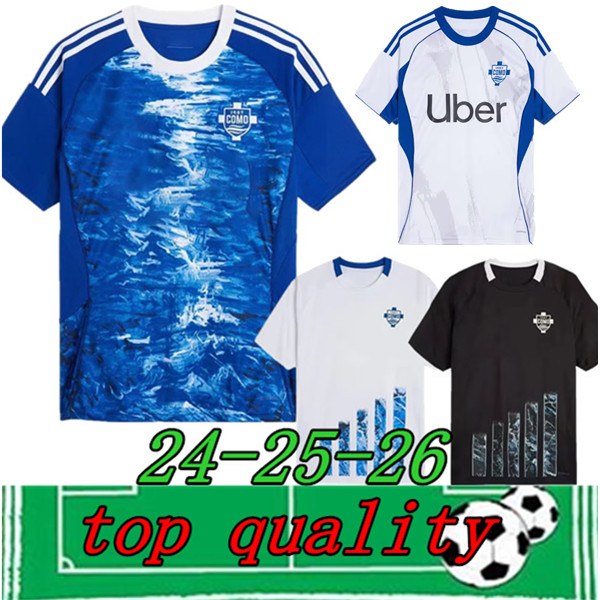 Como 25 26 Soccer Jerseys 2025 2026 NICO PAZ PERRONE VERDI BASELLI 24 25 Fourth Special Men Kids football Jersey shirts Kit