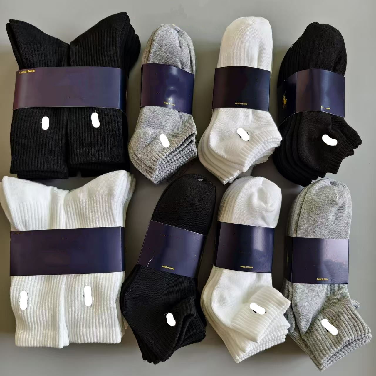 socks designers men Men Polo Embroidery Business Cotton Socks designer socks for men Stylish and Comfortable Footwear solid color classic