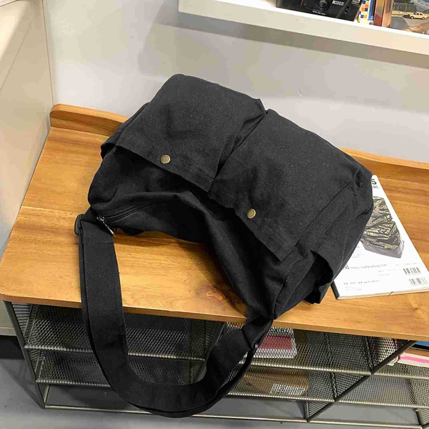 senger Bag Cute Crossbody Tote Bag Shoulder for Women Men for School Aesthetic Hobo with Multiple Pockets M250828