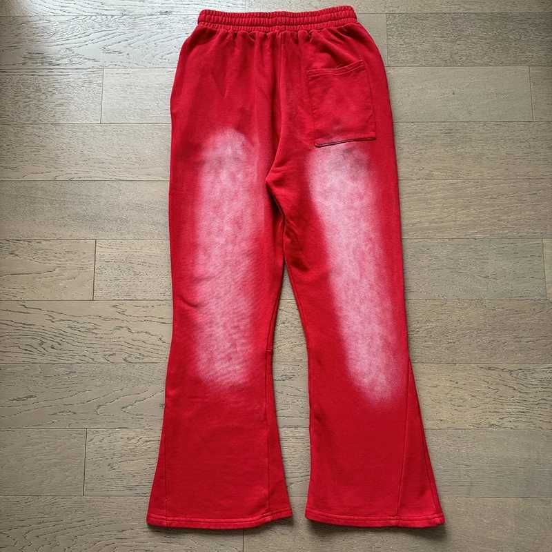 Washed Mixed Emotion Pants Men Women Little Angel Print Trousers Jogger Drawstring Sweatpants X250828