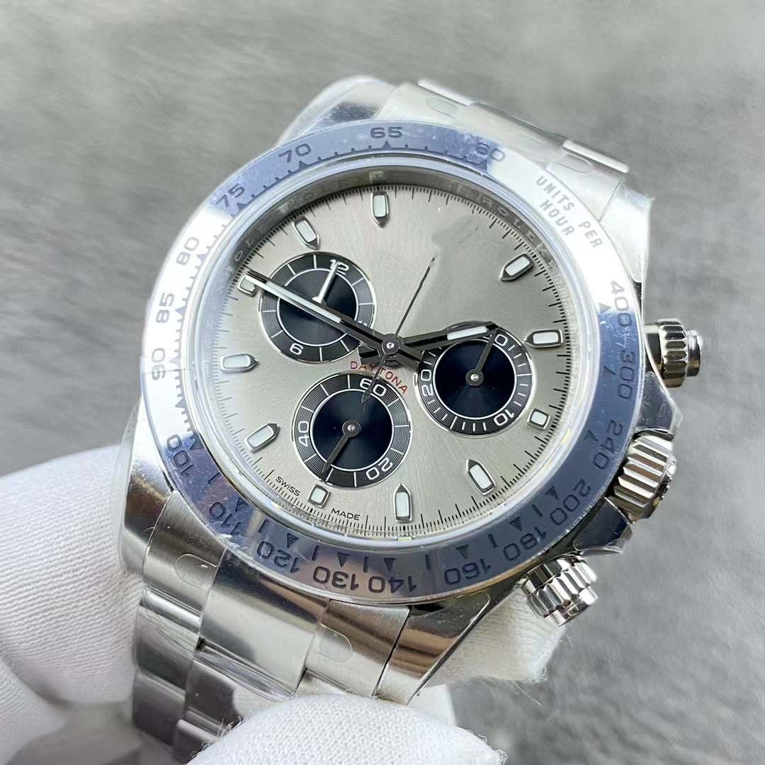 VS Factory Diameter 40MM Timing function watch Mechanical DD4130 movement Diameter 40MM Ceramic frame 904L steel strap Sapphire crystal glass Waterproof VSF