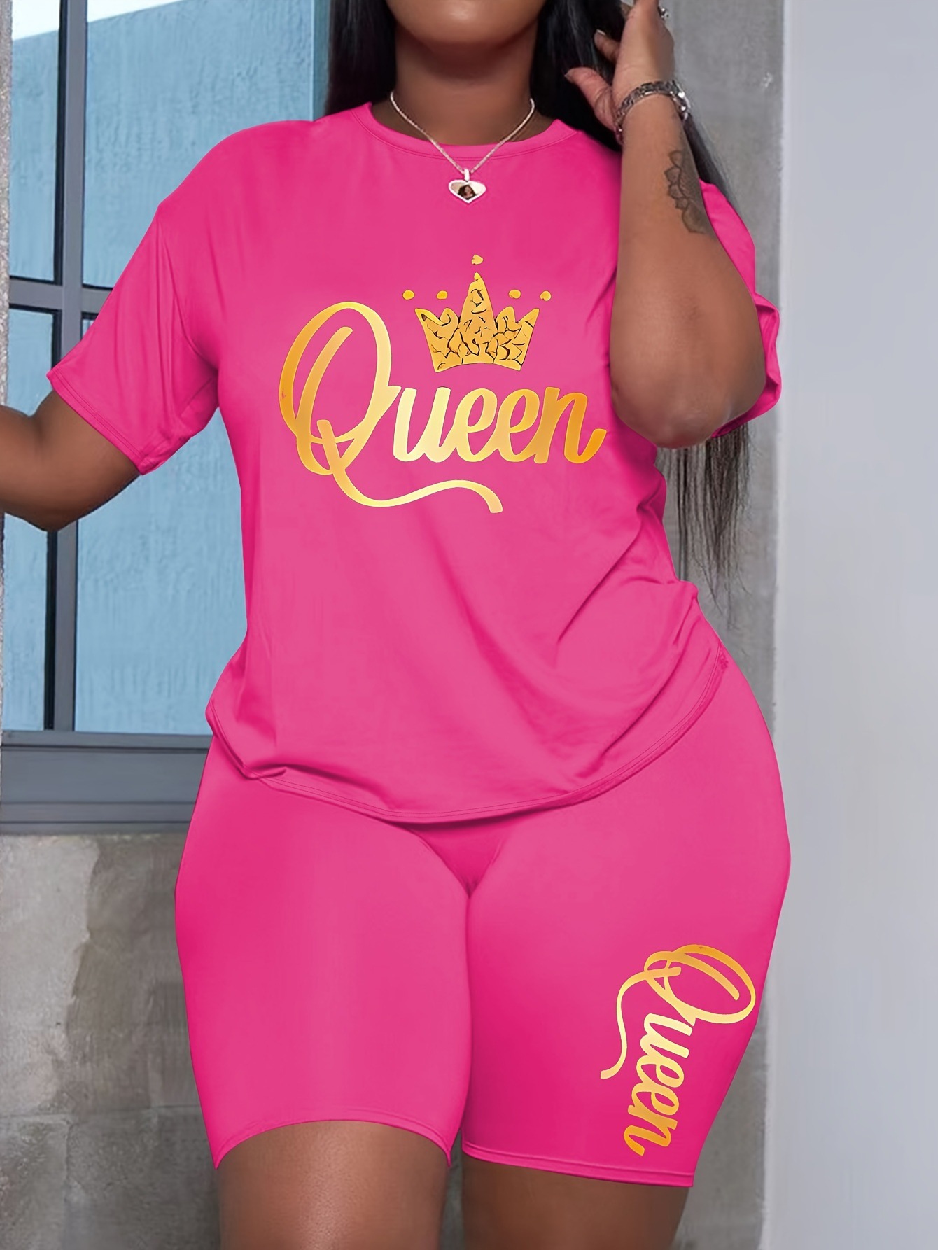 Women's Tracksuits 2025 Summer Outfits Vacation Casual Short Suits Jogging Lady Clothing Sport Fashion T-shirt Shorts 2 Piece Sets