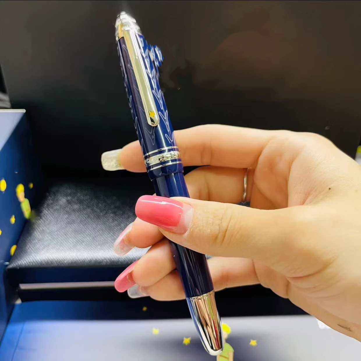 wholesale The Little Prince and the Fox Series High-End 162 Steel Signature Bead Ink Pen, Neutral Pen