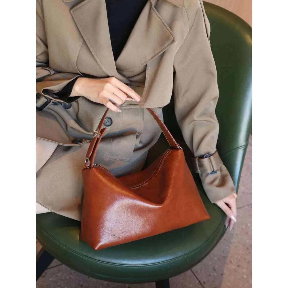 Handbags Female Crossbody Soft Shoulder Bag Women Bags New Fashion 2025 Genuine Cowhide Leather
