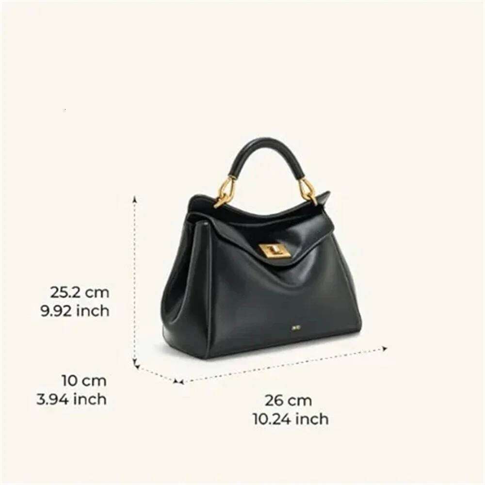 JW PEI Handbag 2025 New Lucia Lock Shoulder Crossbody With High-End Feel, Light And Versatile Women's Bag