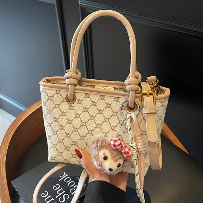 Vintage Print Basket Designer Bag Bucket Bag For Women Luxury Bag Exquisite Handbag Light Luxury High Value Free Delivery To Your Door Single Shoulder