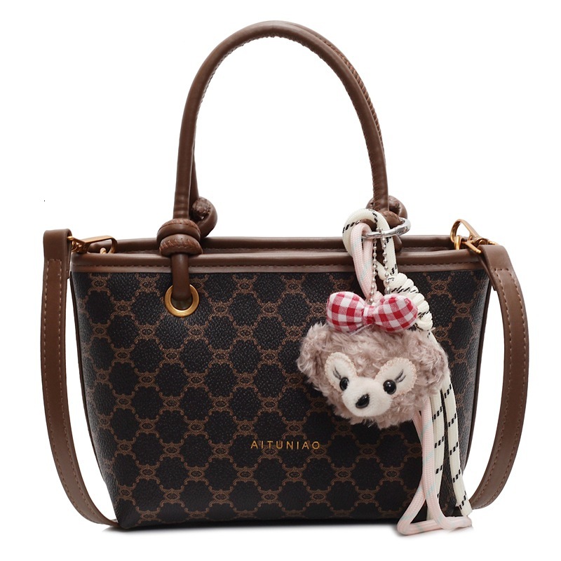 Vintage Print Basket Designer Bag Bucket Bag For Women Luxury Bag Exquisite Handbag Light Luxury High Value Free Delivery To Your Door Single Shoulder