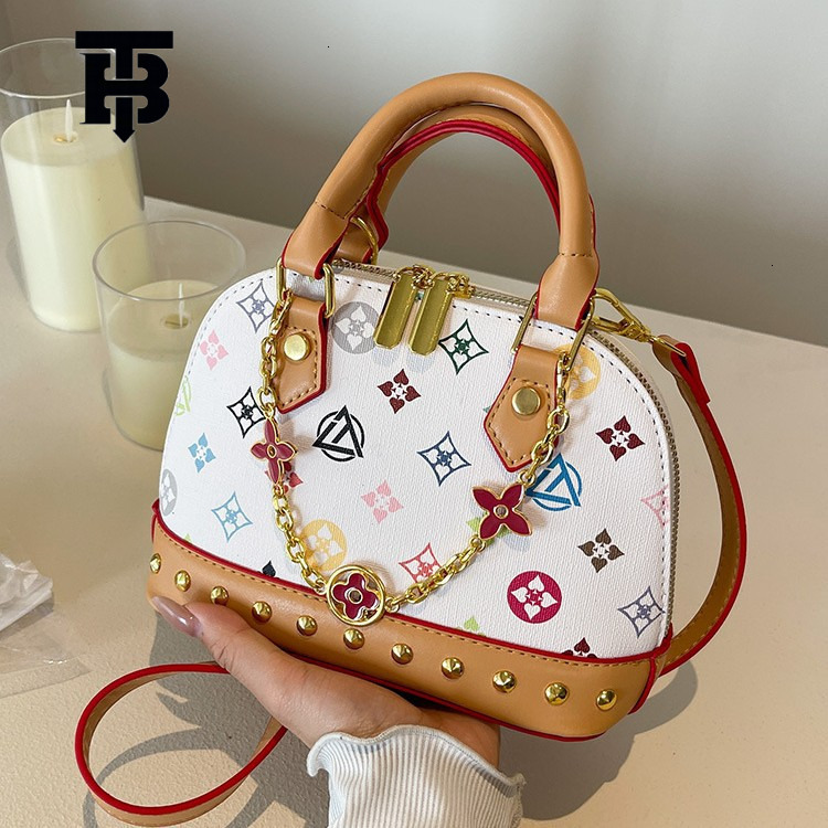 TB BHULAMTE Designer's New Multi-functional Commuter Women's Bag White Three-color Retro High-end Single-shoulder Bag Luxurious Shell Bucket