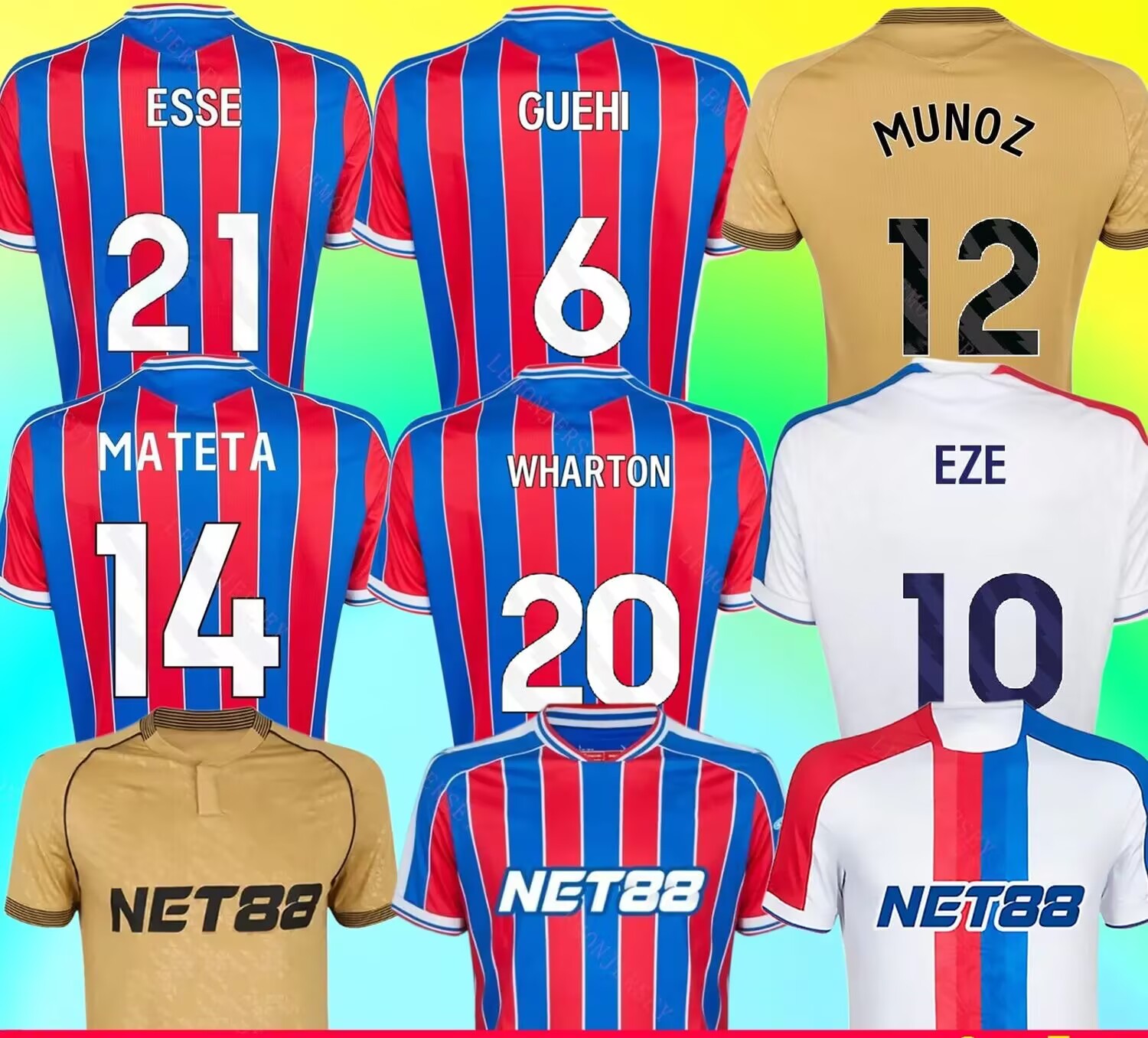 25 26 PaLaCes EZE 2025 2026 WINNER NKETIAH SARR Football Shirt football kit Soccer Jerseys RICHARDS LERMA EDOUARD HOLDING CrYsTalS MUNOZ MATETA SCHLUPP Men kids tops