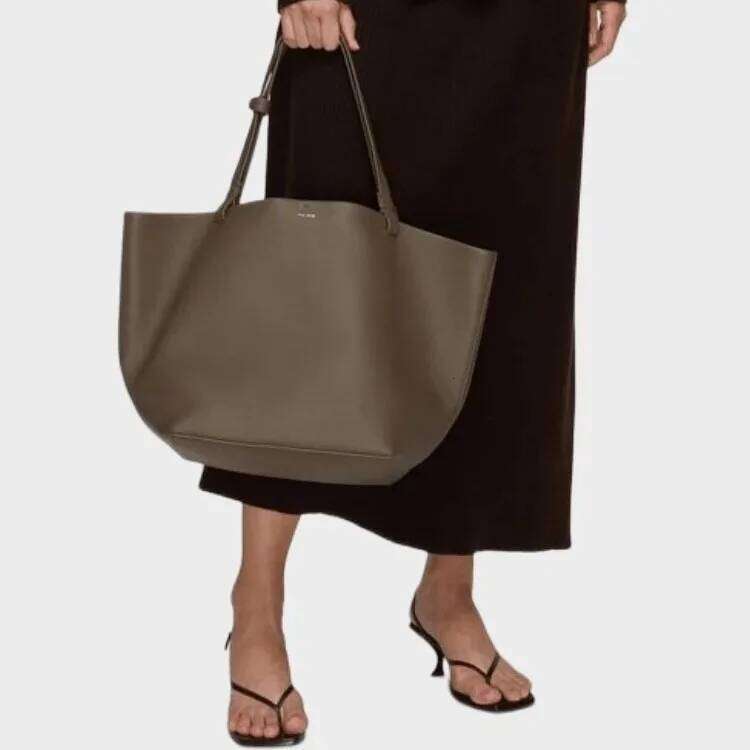 Women's Casual Large Capacity Commuter Tote New Ladies Genuine Leather Cowhide Fashion Shoulder Bag High Quality Handbag