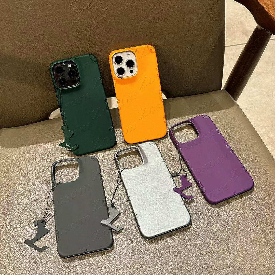 Luxury Emboss Flower Cell Phone Case for iPhone 17 Air 16 15 14 Plus 13 Pro Max Designer Leather Shockproof Handy Designer Cover Samsung S26 S25 Galaxy S24 S23 S22 Ultra