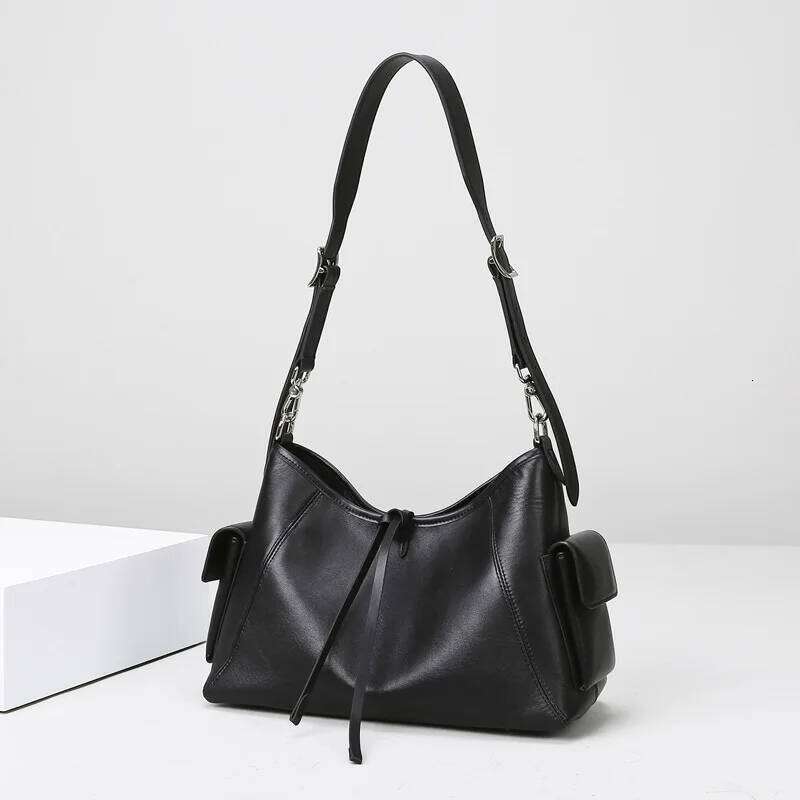 Fashionable Simple High-End Tote Bag With Large Capacity Versatile Texture And Elegant Single-Shoulder Women's Bags