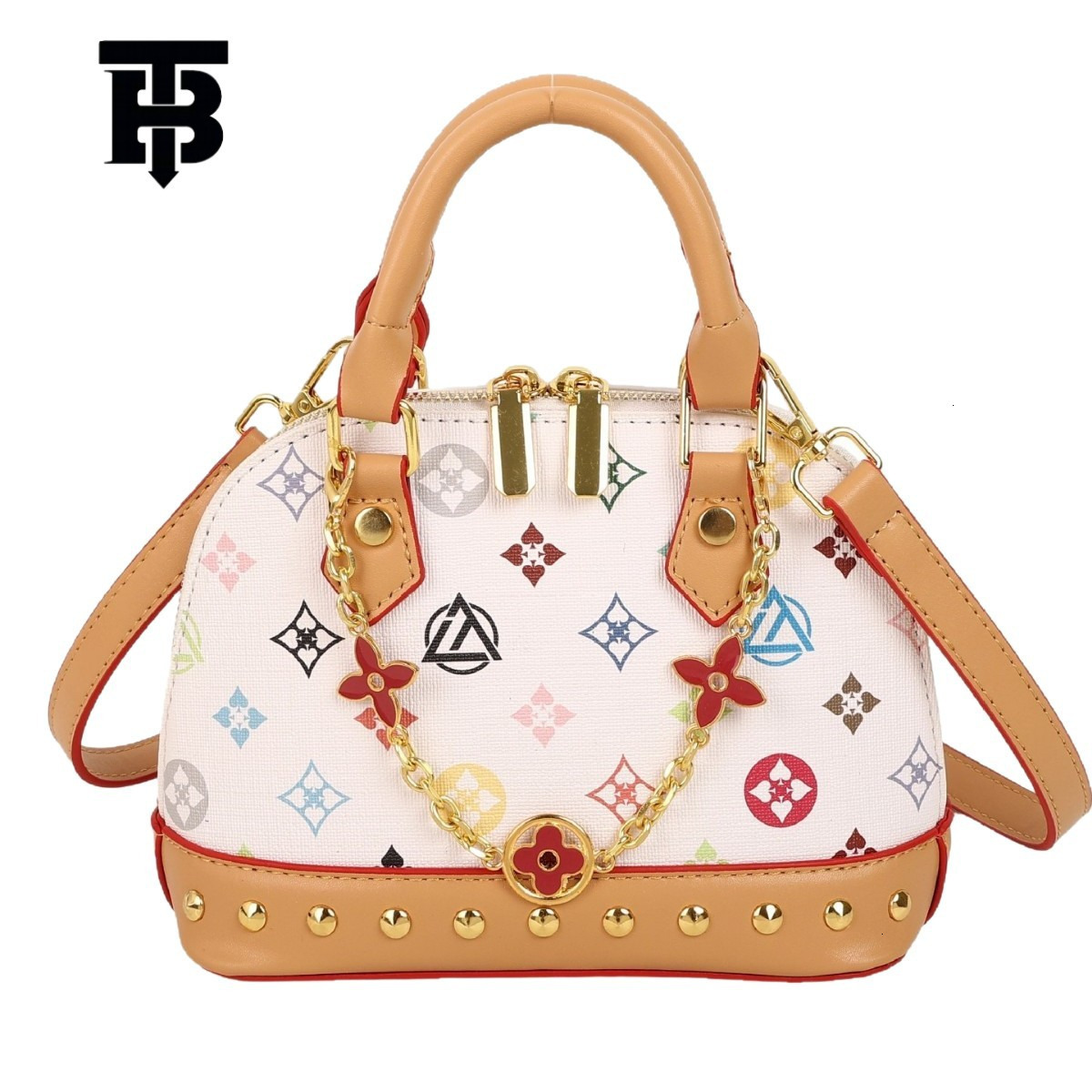TB BHULAMTE Designer's New Multi-functional Commuter Women's Bag White Three-color Retro High-end Single-shoulder Bag Luxurious Shell Bucket
