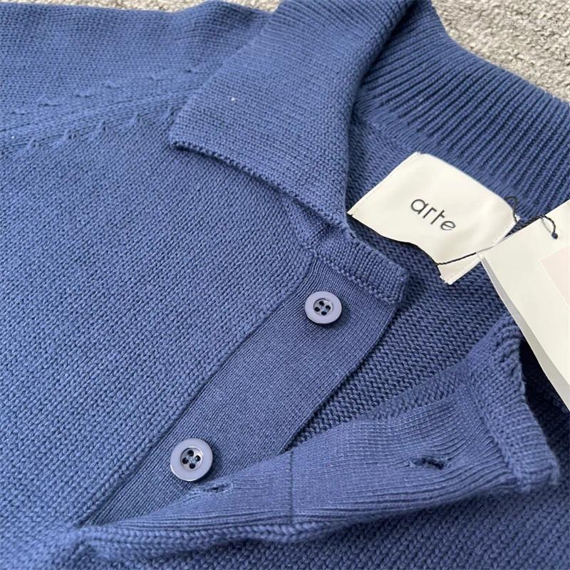 Men's Sweaters Arte Casual Knit Pullovers Men Women 1:1 High Quality Letter Print