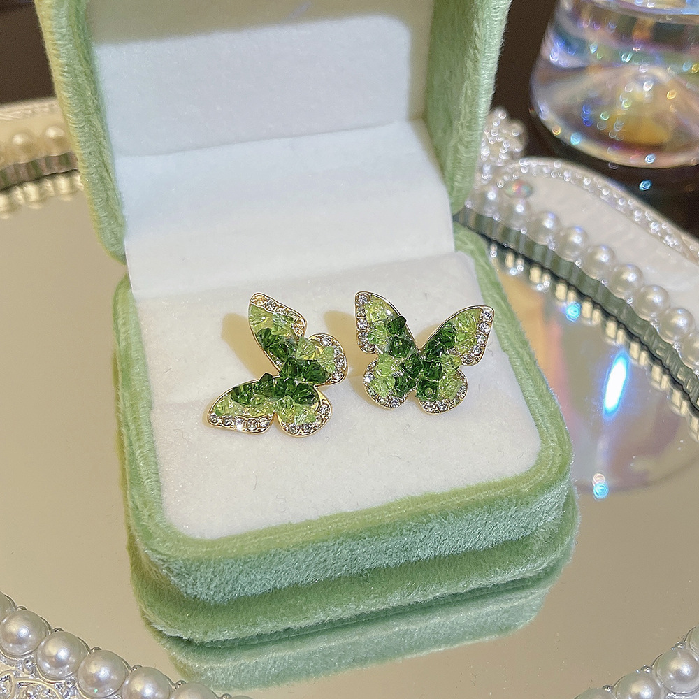 Exquisite butterfly earrings insect earrings party fashion all-match women's earrings exquisite jewelry