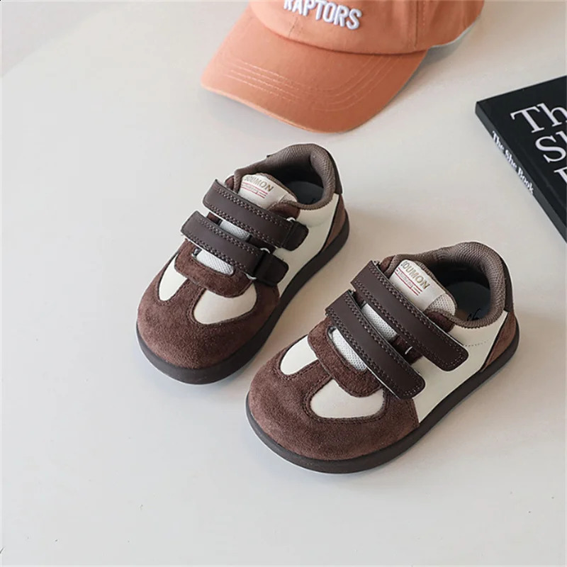 2025 Autumn Children Shoes Leather Breathable s Casual Shoes Nonslip Fashion Toddler Girls Boys Sneakers EU 2230 250828 S251027