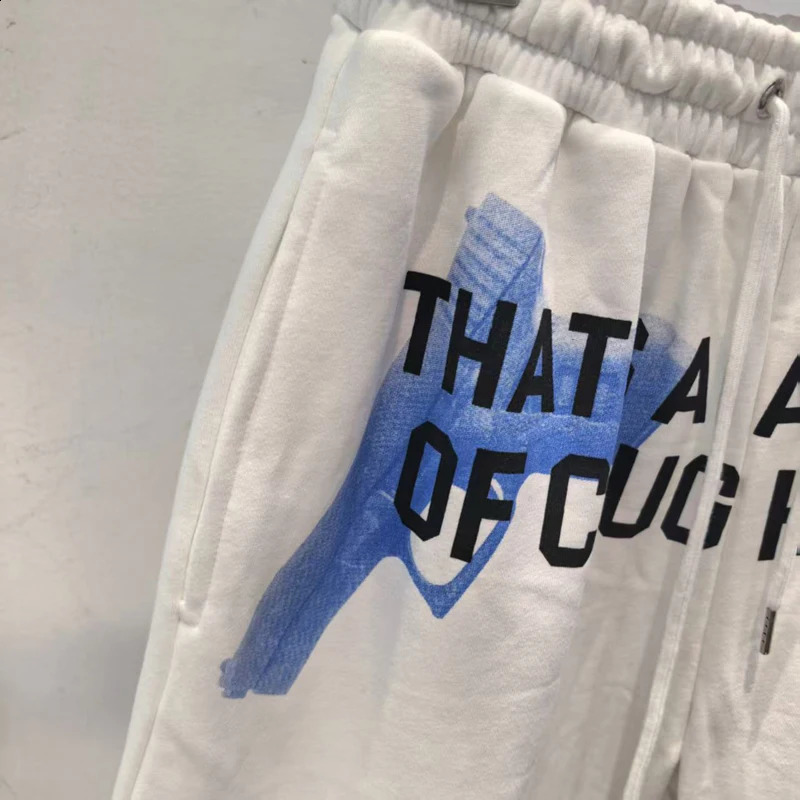 Three Guns Print Thats A Awful Lot of Cough Syrup Shorts Jorts Men Women Classic Two Metal Round Buckle Drawstring Shortpants 250828