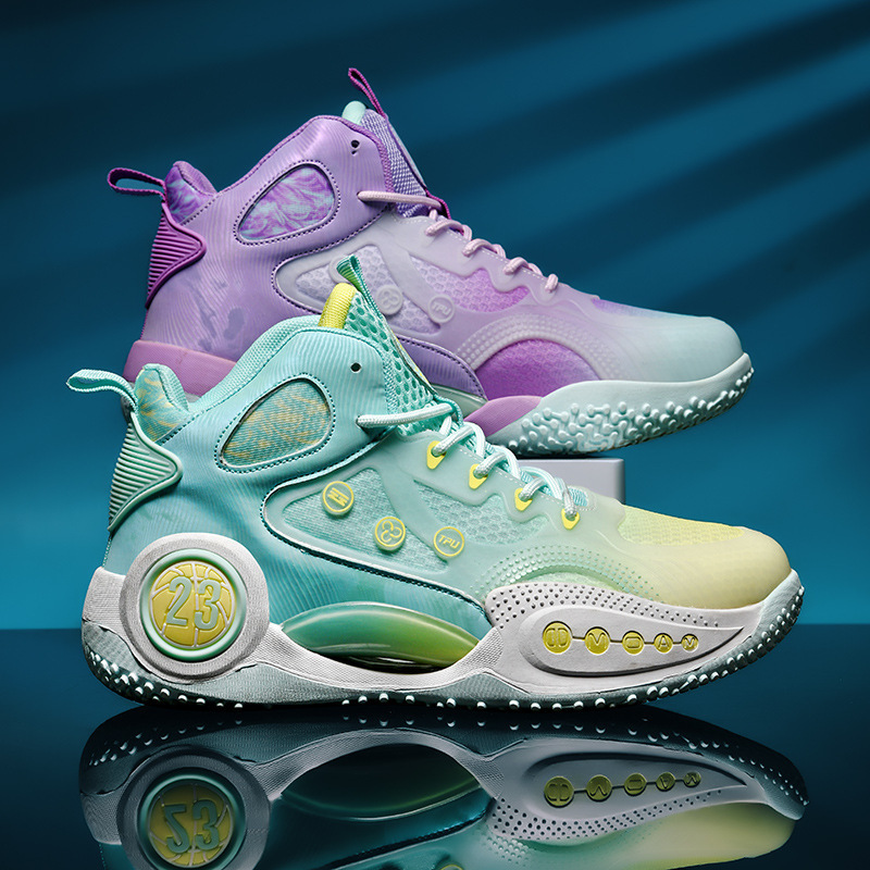 Wade Basketball fission 8 low top men's shoes new lightweight high rebound non-slip glow-in-the dark breathable sneakers