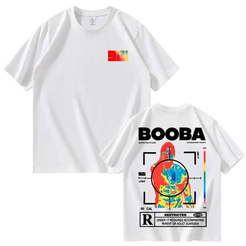 20 Tshirts Men Fashion BOOBA Printed Short Sleeve T Shirt Women Casual Harajuku Streetwear Tee Tops L250827