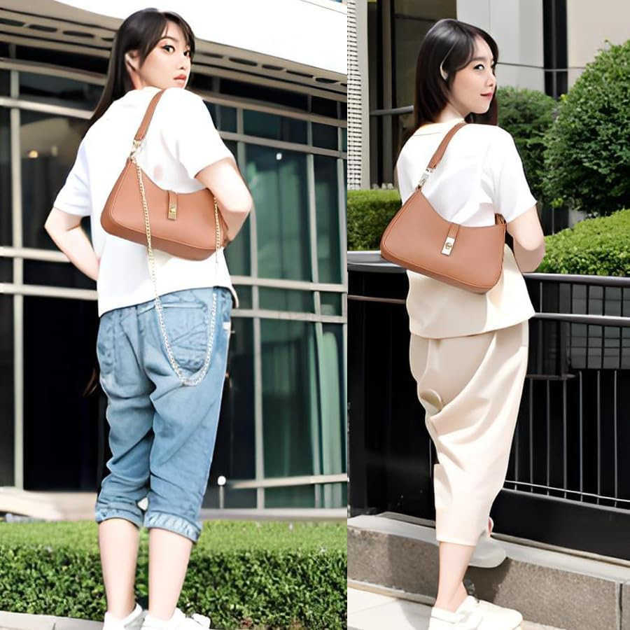 Women Shoulder Bag for Women Handbag Hobo Vegan Leather Crossbody Purse Convertible M250828