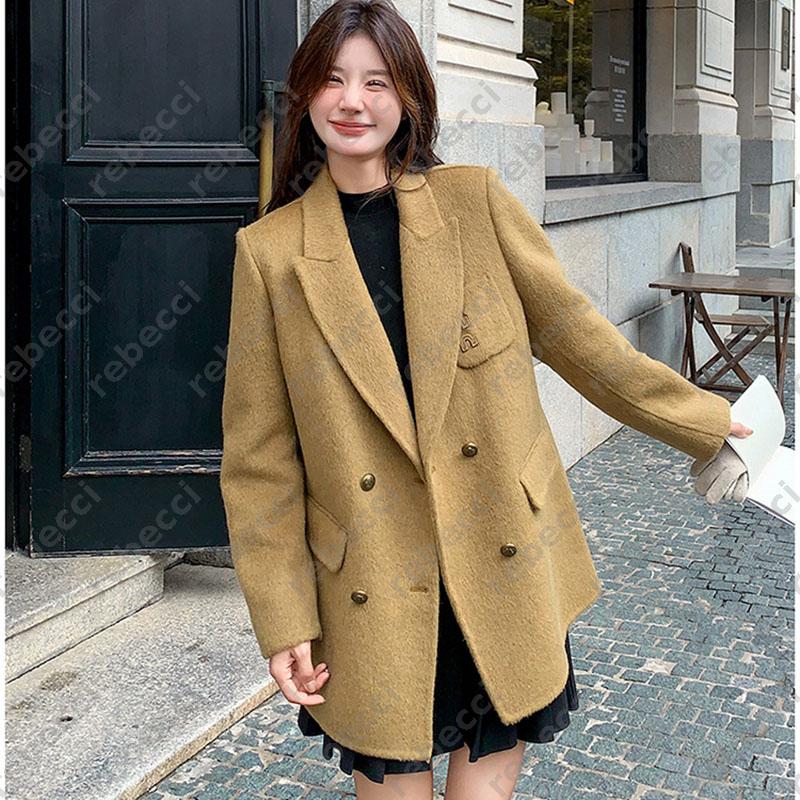Winter Jacket Women Wool Coat Fashion Ladies Designer Coats For Women Autumn Loose Thick Woolen Suit Jackets luxury clothing CSD2508284