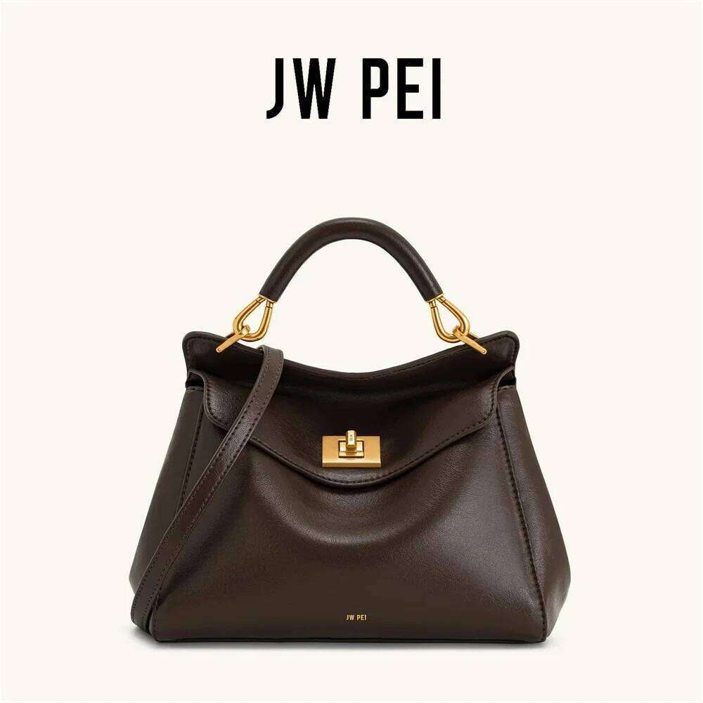 JW PEI Handbag 2025 New Lucia Lock Shoulder Crossbody With High-End Feel, Light And Versatile Women's Bag