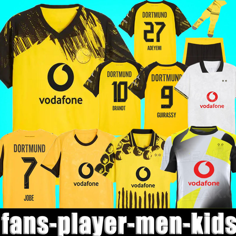 25 26 DoRTmuNDs GUIRASSY soccer jerseys JOBE ADEYEMI GITTENS BEIER BRANDT EMRE CAN F. NMECHA ANTON BENSEBAINI REYNA men kids kits socks sets 2025 2026 football shirts