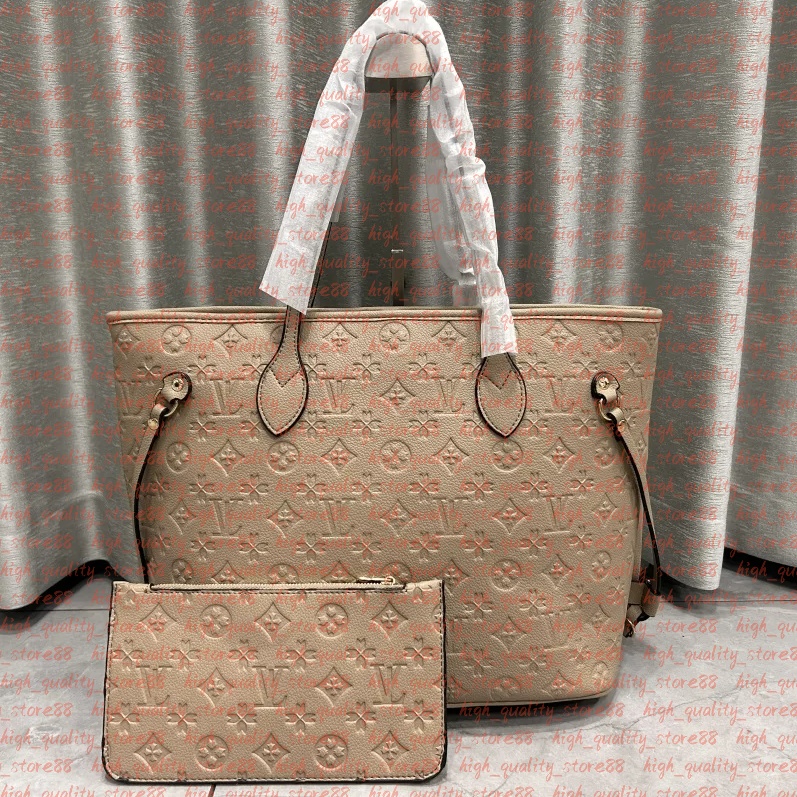 Designer Bag 2pcs Set Embossed Flower Women Crossbody Handbag Shoulder Bags Fashion Composite Ladys Clutch Tote Bag shopping Female Coin Purse wallet