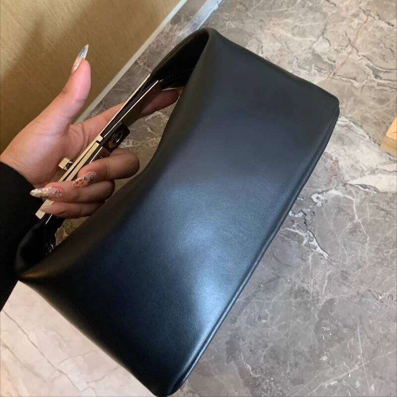 Genuine Leather Handbag Women New Elegant Fashion Exquisite Black Crossbody Bags High Quality Trend Designer Shoulder Bag