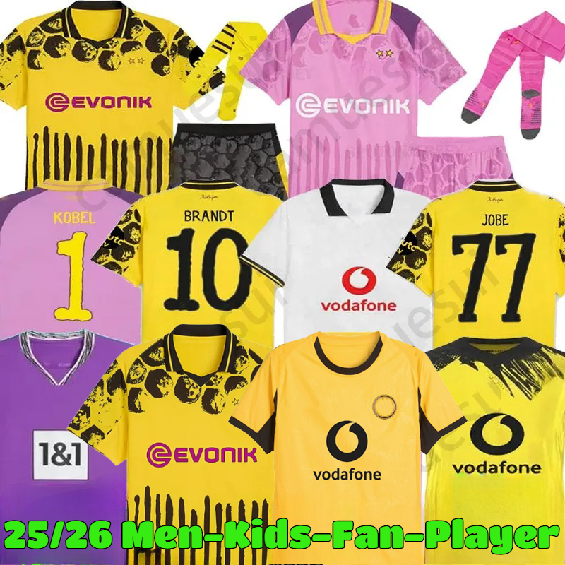 2025/26 GUIRASSY soccer jerseys JOBE ADEYEMI GITTENS BEIER BRANDT EMRE CAN F. NMECHA ANTON BENSEBAINI REYNA men kids kits socks sets DortmundS