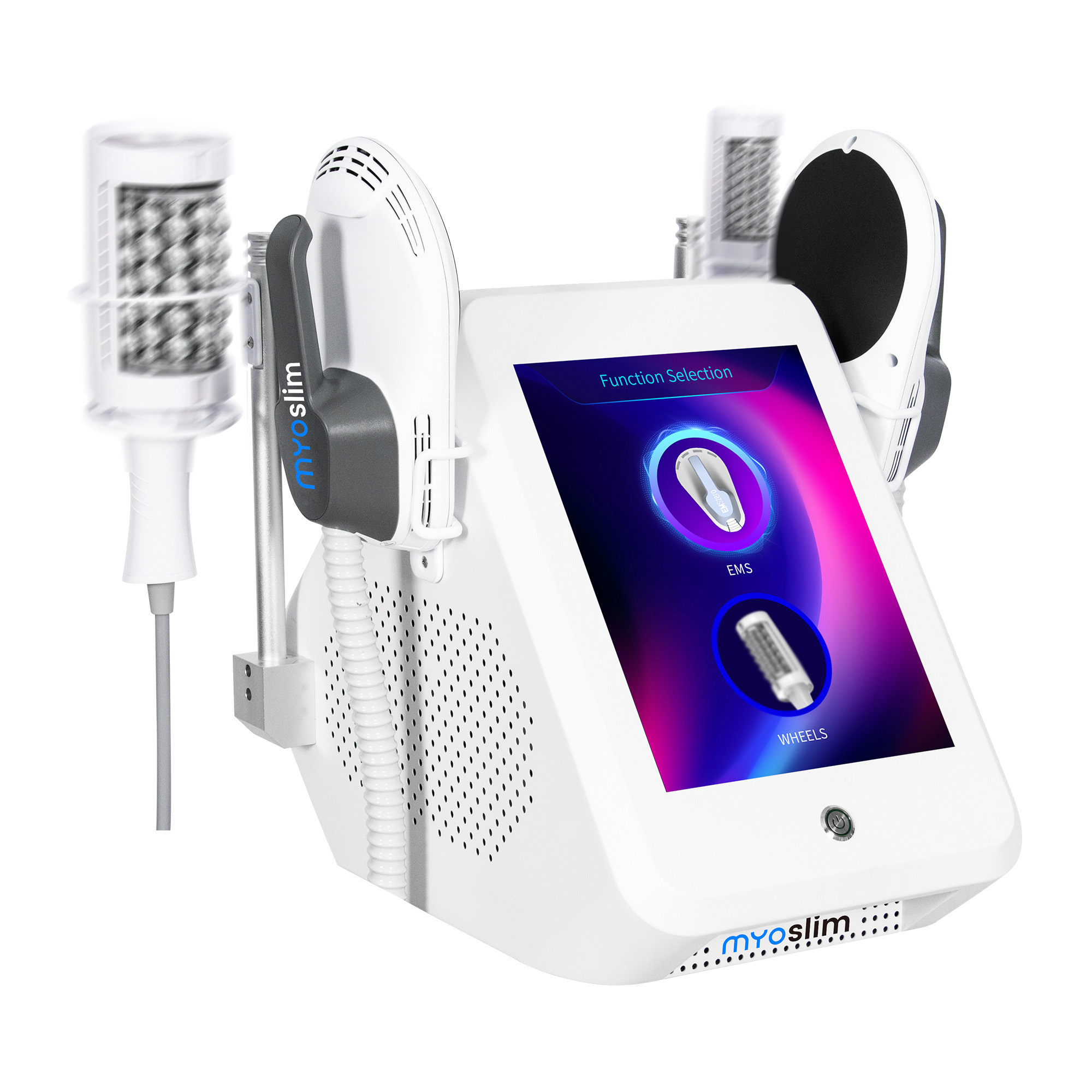 Professional 2 IN 1 200HZ EMS Roller Slimming Cellulite Reduction Inner Ball Roller 360 Degree Infrared Vacuum Roller Massage Beauty Machine