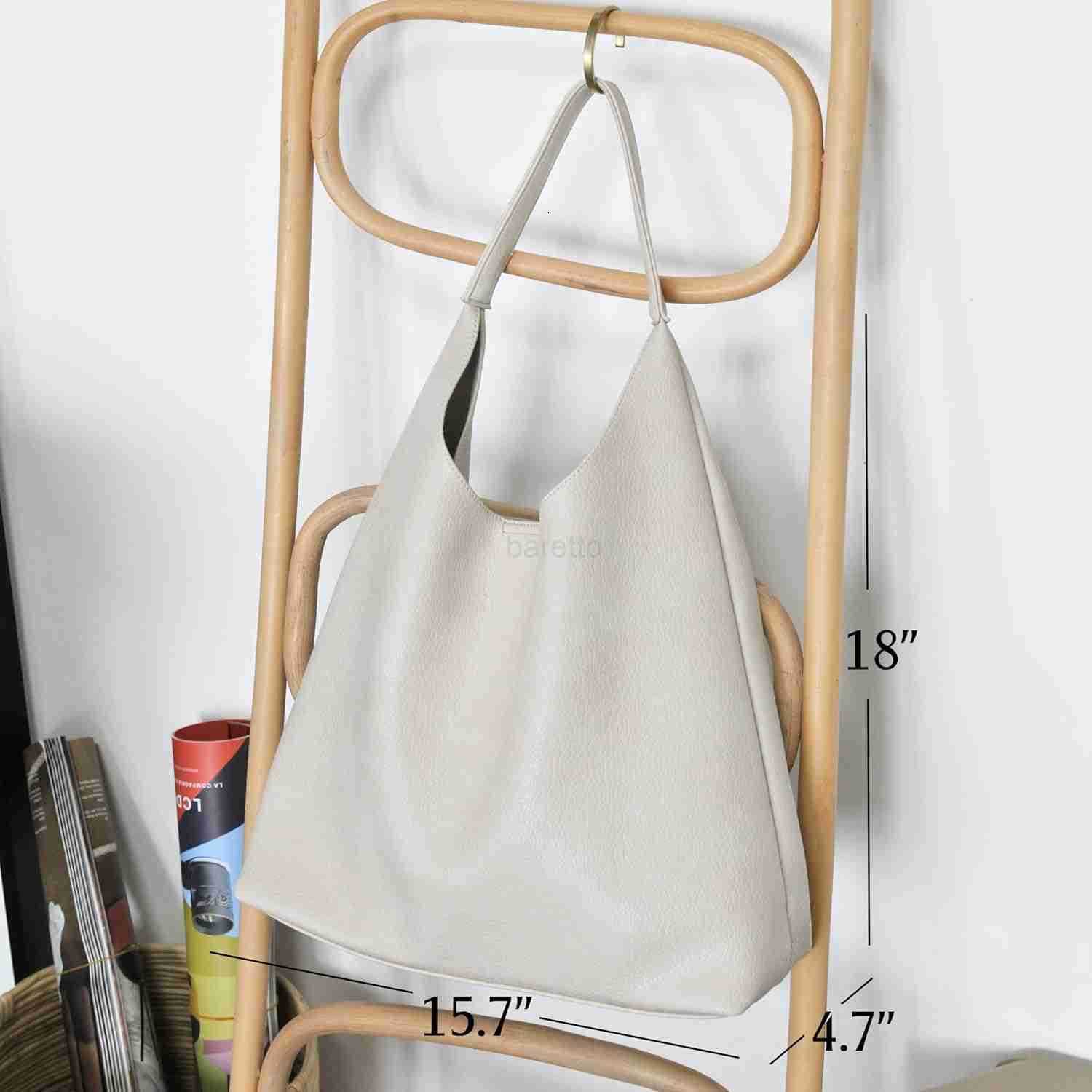 omen Soft Vegan Leather Shoulder Handbag Slouchy Tote Purses M250828