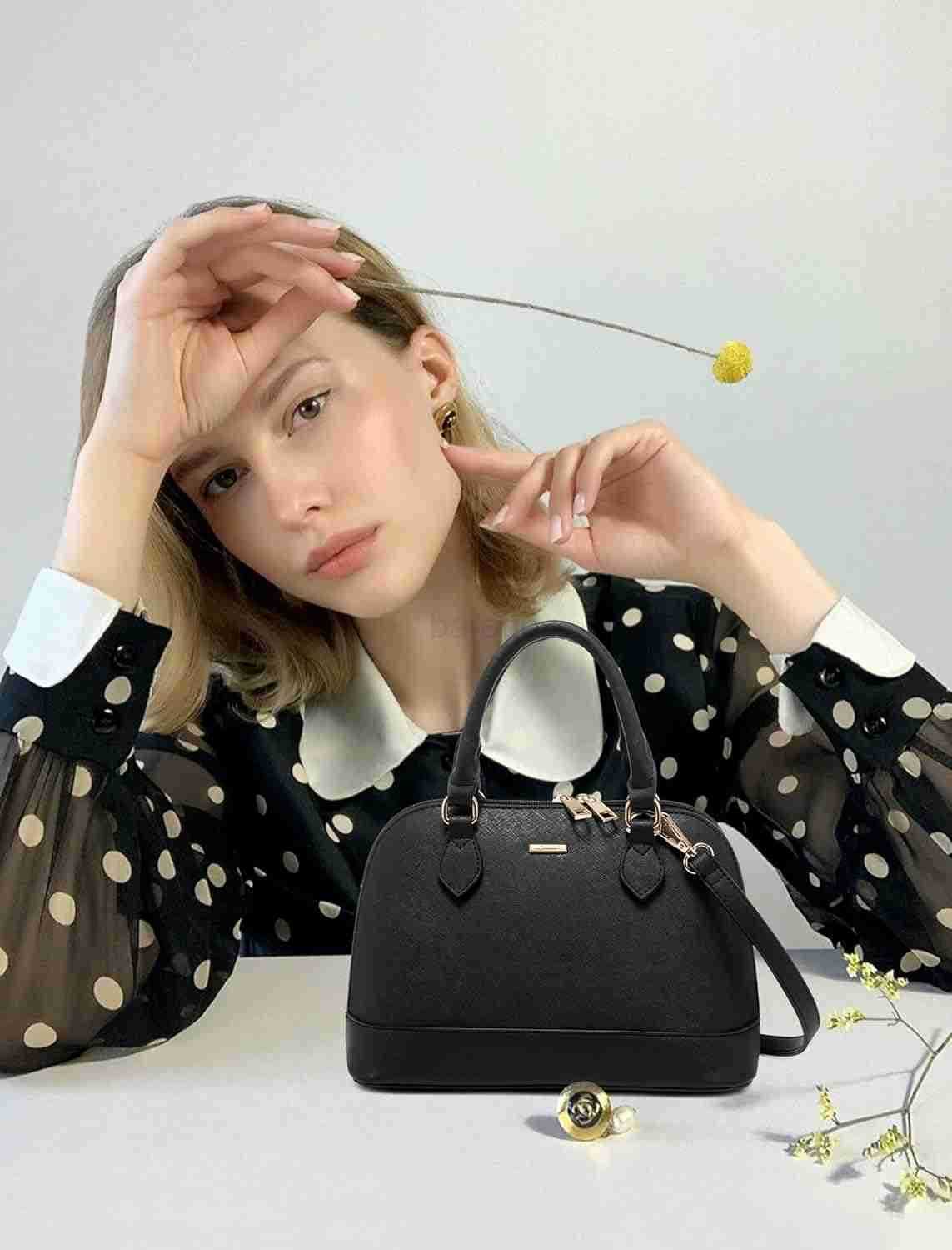 urse for Women Small Crossbody Bags Classic Double Zip Top Handle Dome Satchel Bag M250828