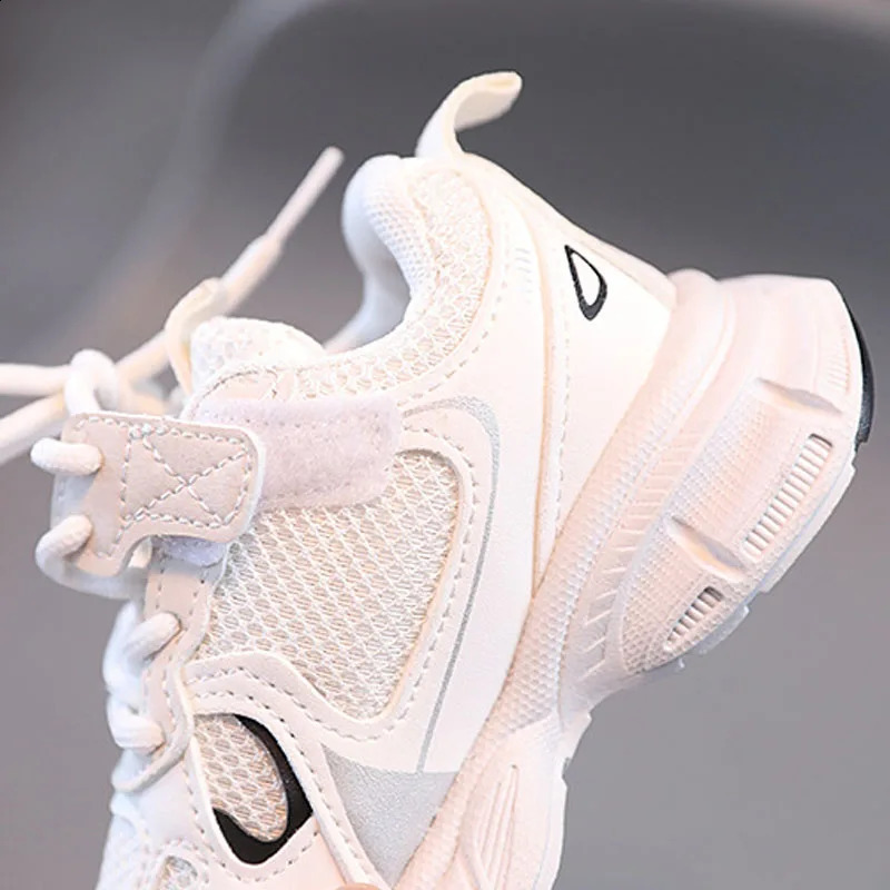 Spring and Autumn Children Sports Unisex Kids Sneakers Mesh Upper Breathable Basketball Shoes Tennis Casual Flats Footwear 250828 H260207