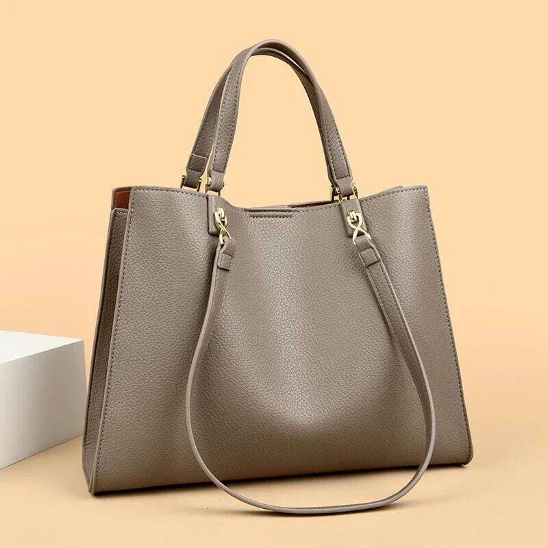 Genuine Brand Designer Women Bags High Quality Leather Shoulder Crossbody Messenger Tote Bag Large Handbag Purses