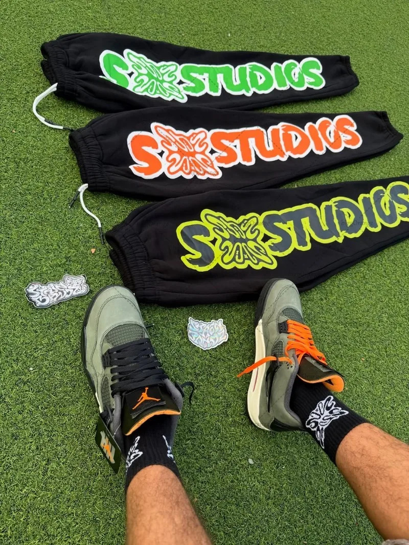 High Street Trendy Casual Clothing Hip Hop Fashion Colorful Letter Men Set American Harajuku Retro Oversized Hoodie Women 250911