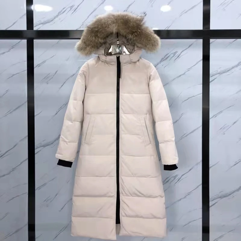 Premium Winter Coat: Durable Ladies' Thick Padded Hooded Overcoat