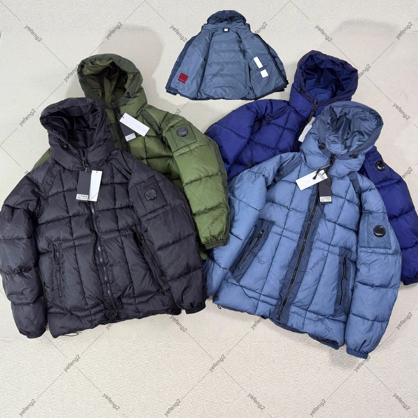 mens designer jacket down jacket zipper hoodies classic glasses Fashion company cotton padded jacket