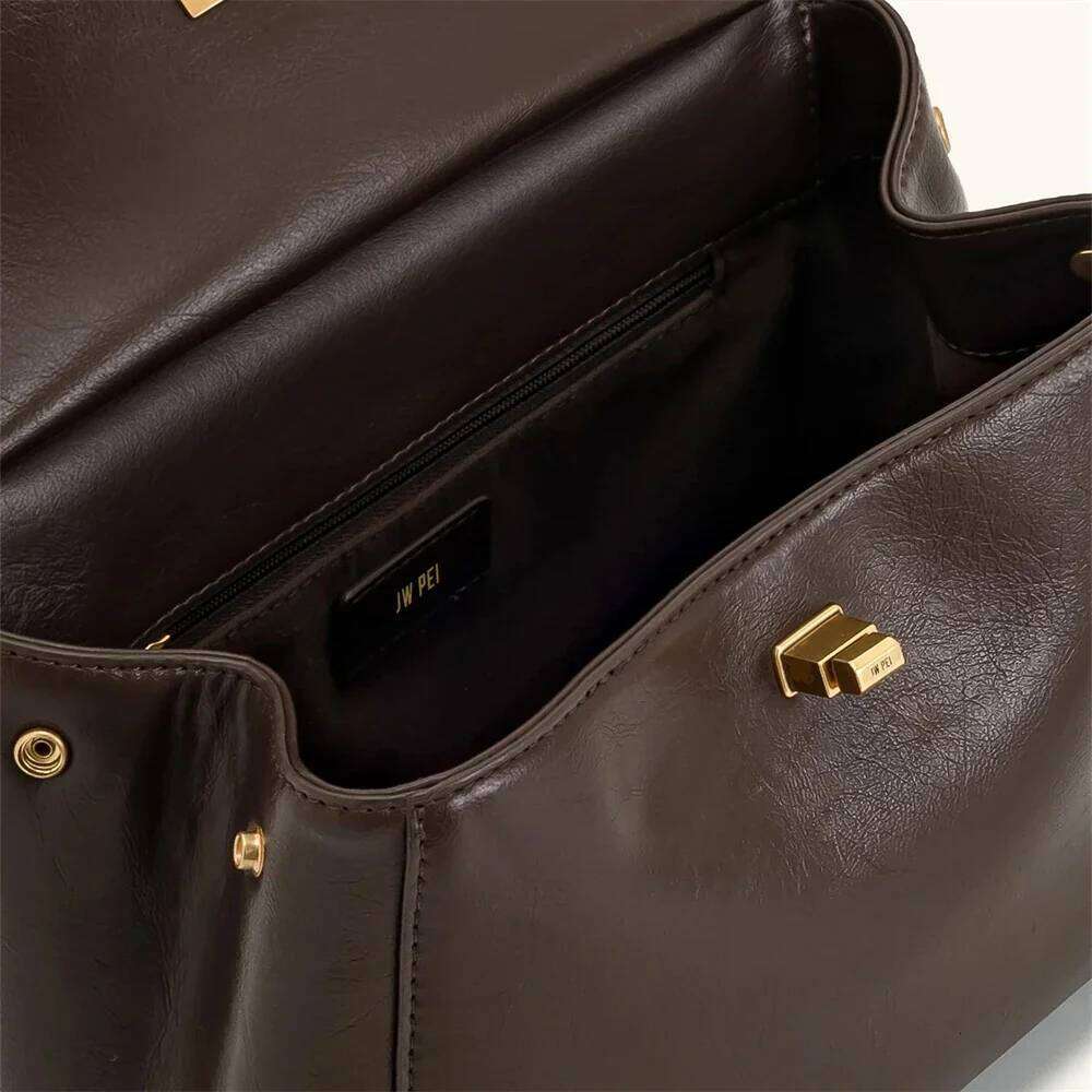 JW PEI Handbag 2025 New Lucia Lock Shoulder Crossbody With High-End Feel, Light And Versatile Women's Bag