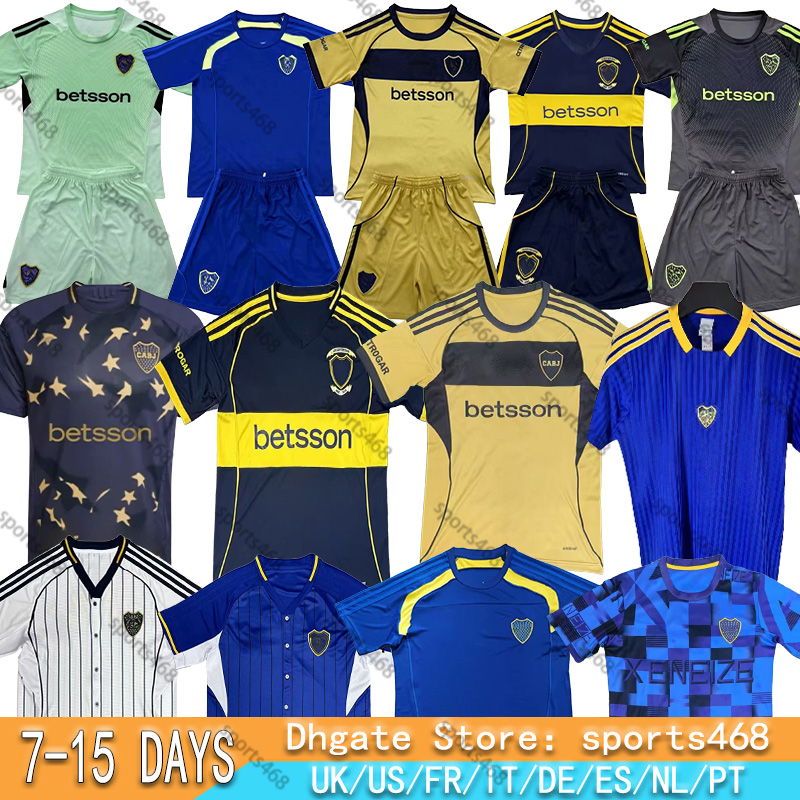 25 26 Boca JuNiOrs soccer Jerseys CUp CAVANI GIMENEZ M.MERENTIEL ZENON home Away Third football shirts Goalkeeper Men kids kits