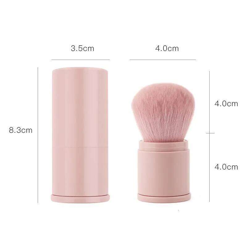 Quality Portable Mini Retractable Blush Soft Loose Powder Foundation Brush lti Functional Nail Beauty Makeup Tool X250828