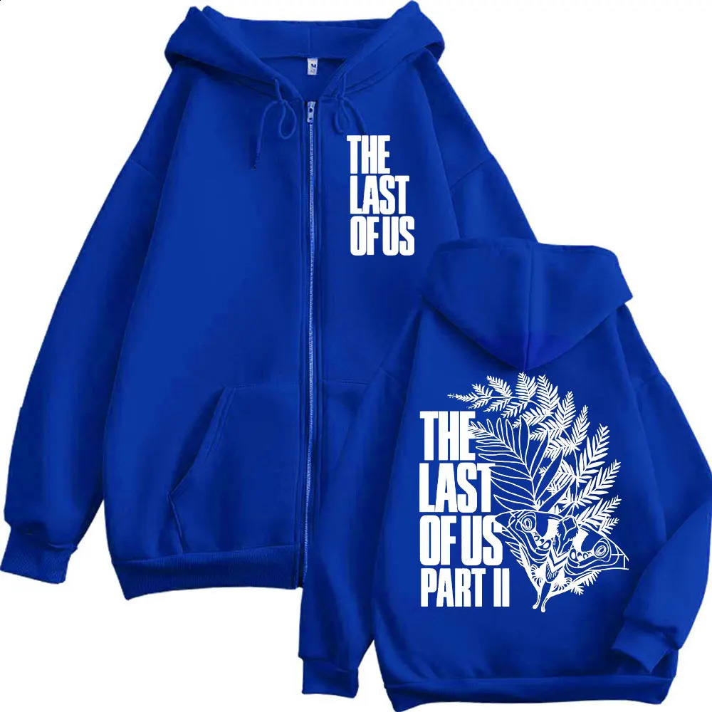 The Last of Us TV Series Print Zipper Hoodie Men Women High Quality Fashion Zip Up Sweatshirts Casual Oversized Fleece Pullovers 250818