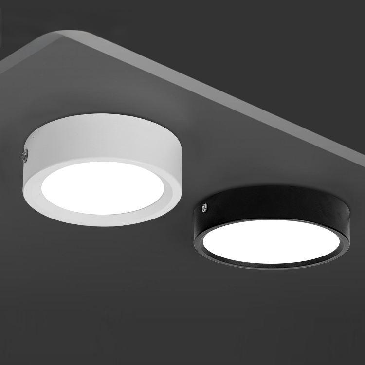 Circular LED Ceiling Lights - Ultra-Thin Surface-Mounted Downlights for Corridors-LCBT15