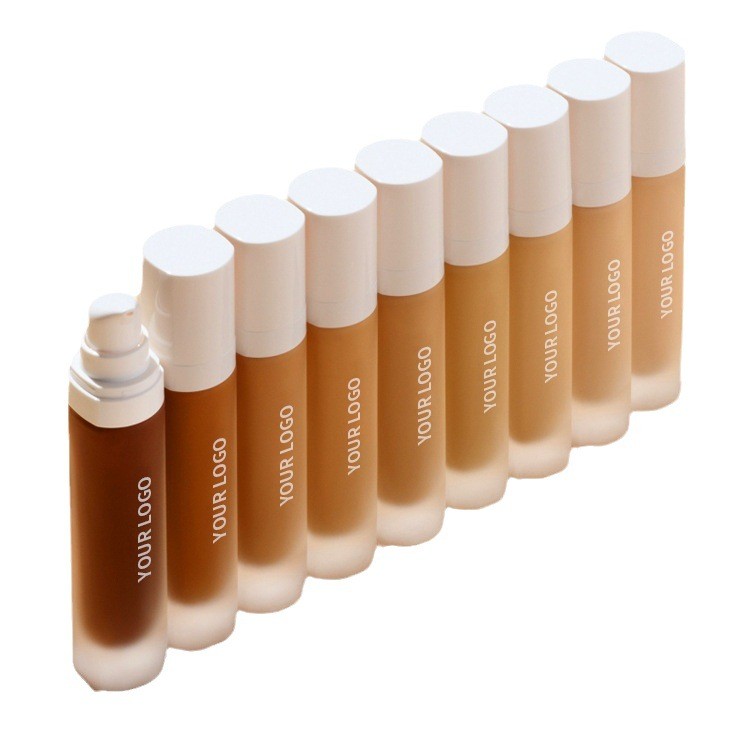 OEM/High Standard New Arrival Makeup Professional Foundation Makeup Private Label Dark Skin Friendly Matte Liquid Foundation