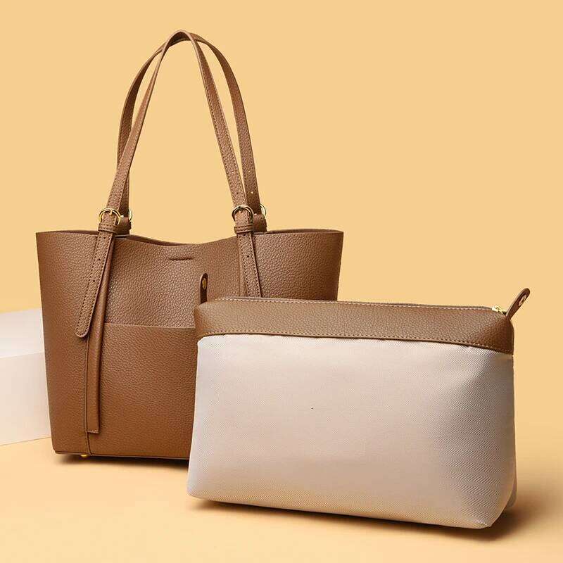 2025 New Style Women Tote Shoulder Bags Geniune Leather Top Sale Daily Soft With Big Pockets Multi-Function Leisure Handbags