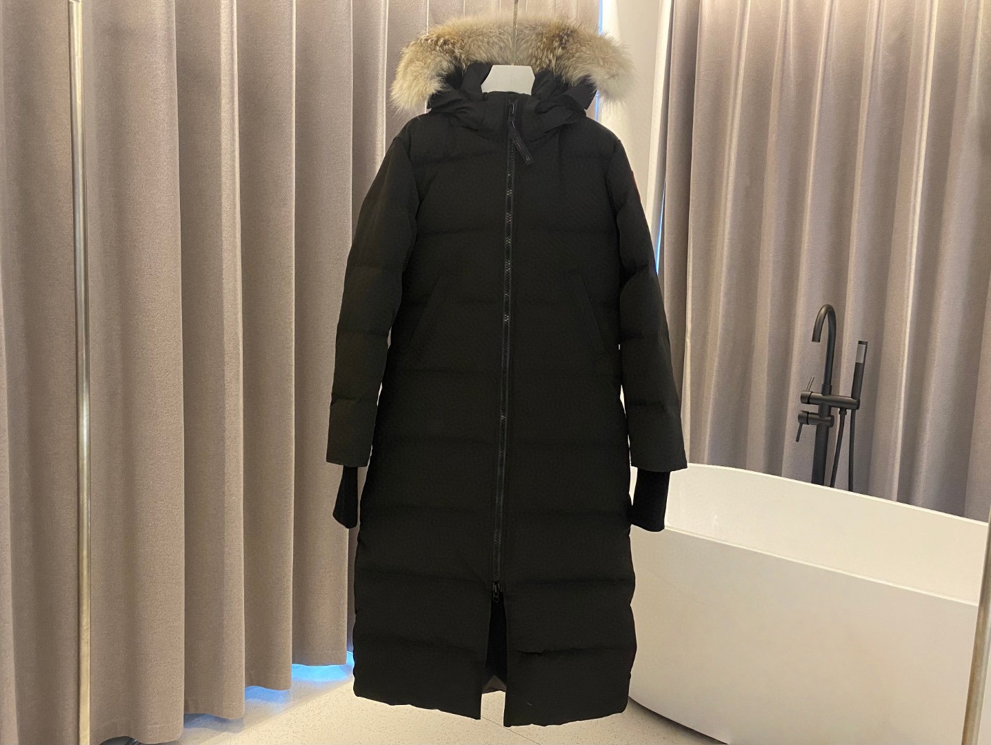 Premium Winter Coat: Durable Ladies' Thick Padded Hooded Overcoat