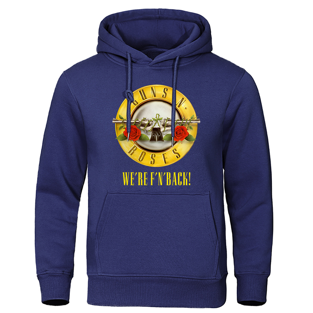 Metal Rock Style Hooded Mens Hip Hop Crewneck Hoodies Autumn Oversize Hoodie Harajuku Unisex Clothing