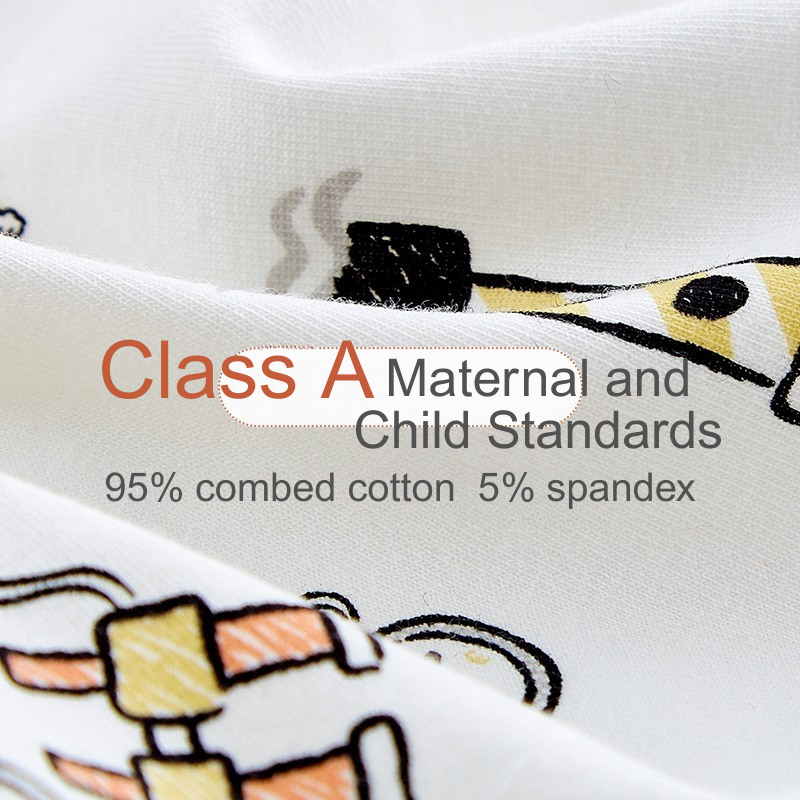 Comfortable Toddler Boy's Cotton Knickers with Elastic Waistband for Durability & Ease of Movement Combination of 5 items - 103-4