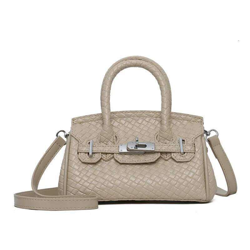 2025 Trendy Light Tote Bag - Emed Pattern, Euro-American Fashion, Spacious Interior, Handheld & Single Shoulder