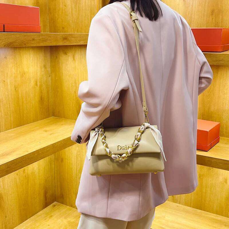 Fashionable Ladies Tote Bag, Classic Elegant Leather Handbag From Brand Popular Women's Shoulder Bag